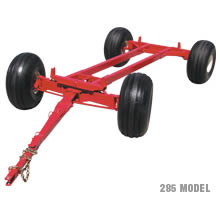 Model 285 - 15 Ton 4 Wheel HD Wagon Gear LESS Wheels/Tires
