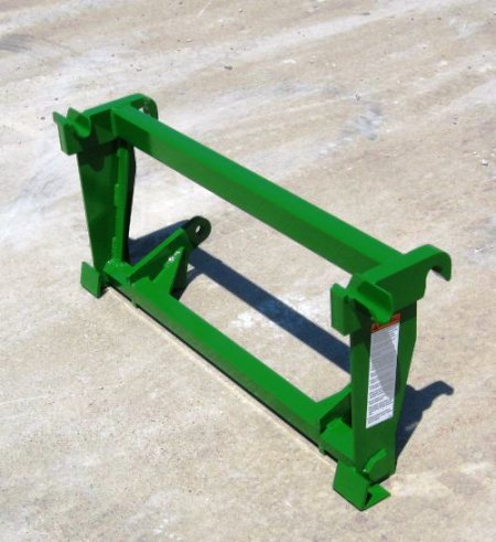 Adaptor Euro/Global Loader to JD 600/700 Series Attachments