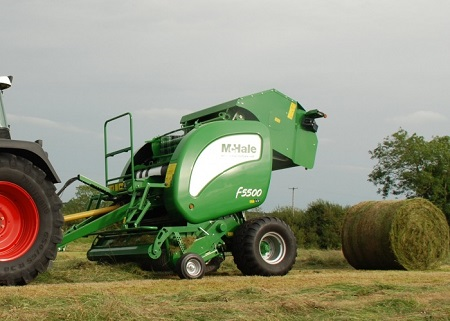 F5500 Fixed Chamber Round Baler with 15 Cutting Knives