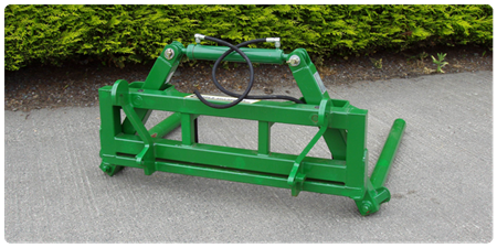 Hydraulic Bale Handler- hoses included -no loader mounts