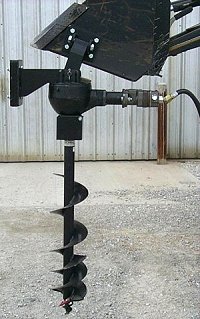 Hydraulic Post Hole Digger 5-10 gpm w/Bucket Mt LESS Auger