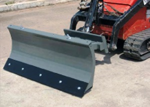 50" Snow Blade for Mini-Skidsteer with Manual Angling