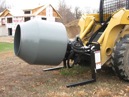 Mixer 5 cu.ft. Hydraulic Drive with Skidsteer Mount