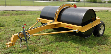 12' Heavy Duty Smooth Roller - Empty Weight is 3600#