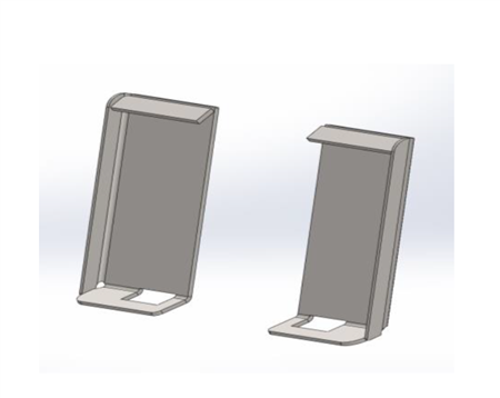 2 Piece (L & R) Mounting Plate - Weight 41 lbs.