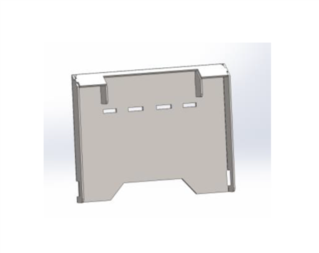Bobcat 440, 440B, 443, 444 Mounting Plate-Weight 31 lbs.