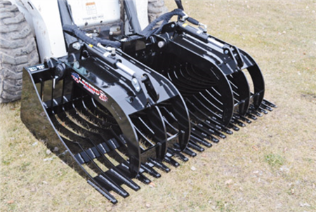 72" Heavy Duty Rock Grapple-Avail w Euro Mount
