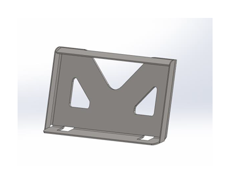 V-Style Universal Mounting Plate - Weight 74 lbs.